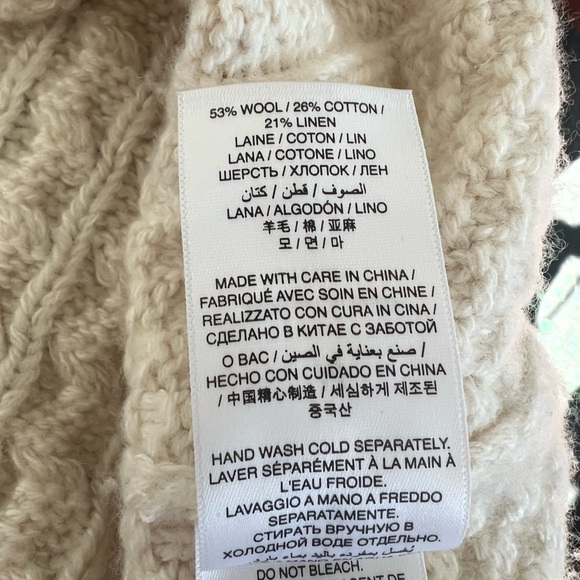 VGUC Doen Gillian Sweater in Ivory Size Medium - Picture 6 of 6